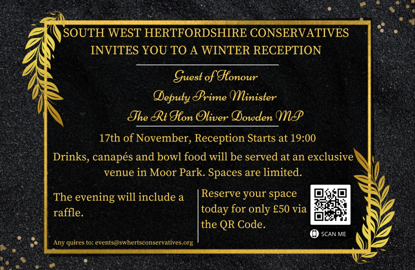 Invitation to SWHCA Winter Reception