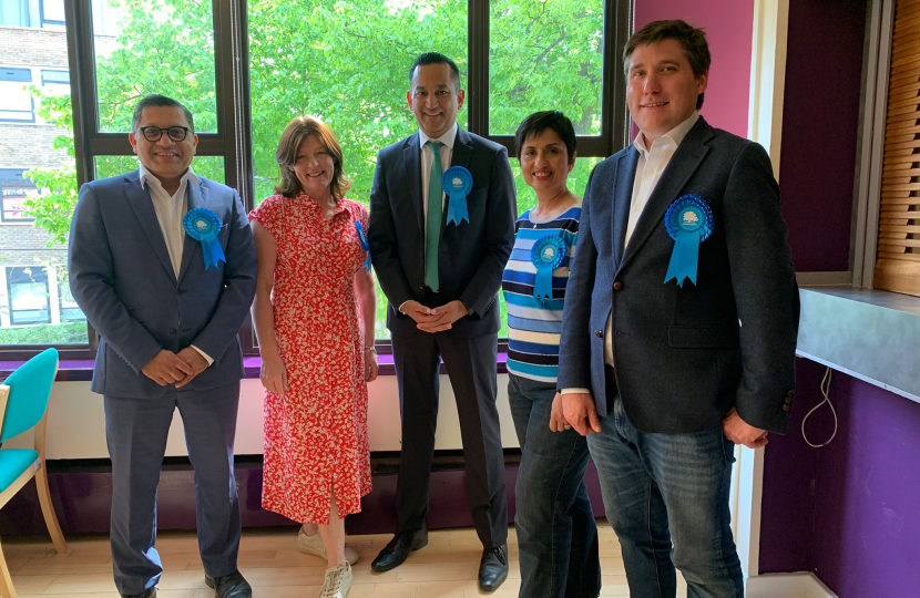 Conservative Councillors with Gagan Mohindra MP