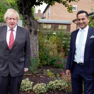 MP Gagan Mohindra with PM Boris Johnson